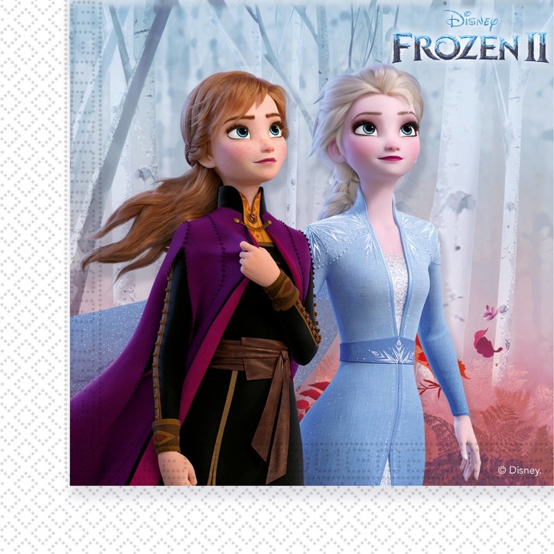 Uitgelezene 20x Disney Frozen 2 feest servetten 33 x 33 cm kinderverjaardag GY-79
