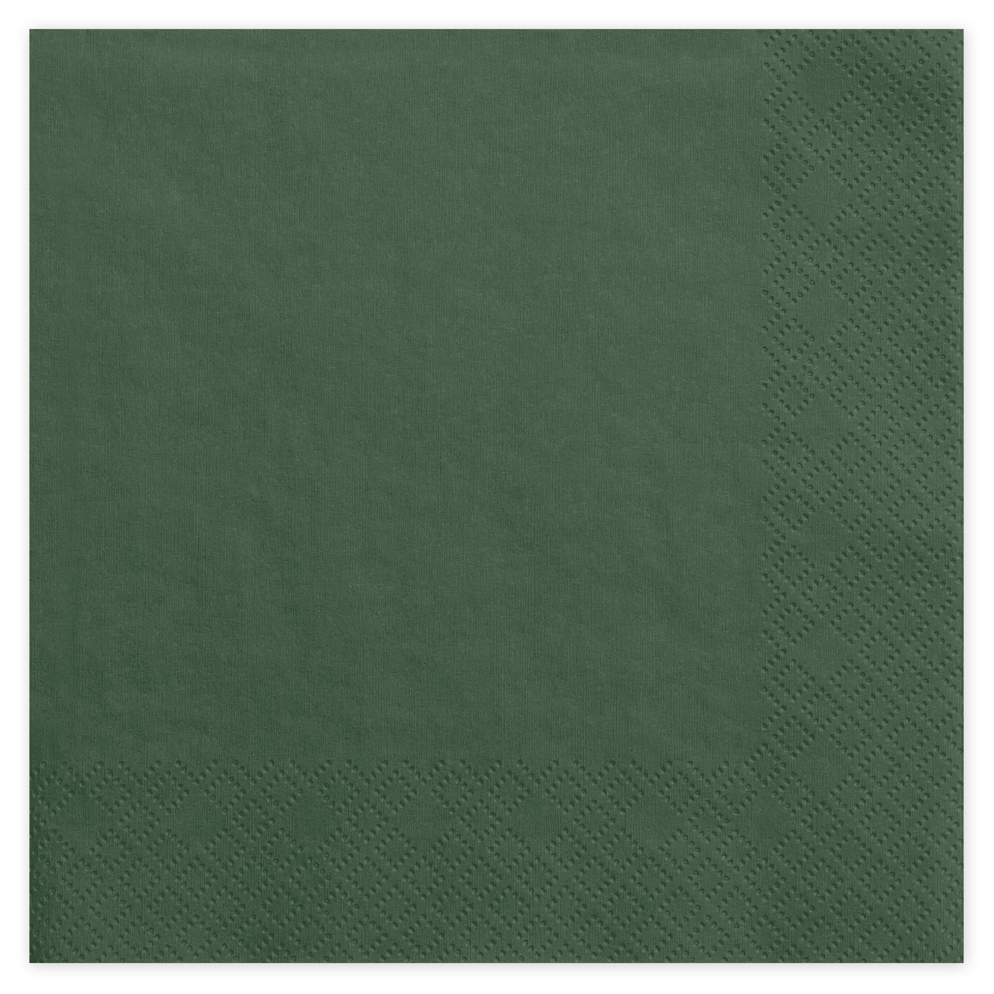 20x Papieren tafel servetten dennen groen 33 x 33 cm -