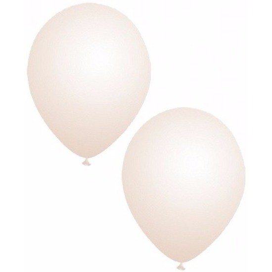 25x Feest transparante decoratie ballonnen