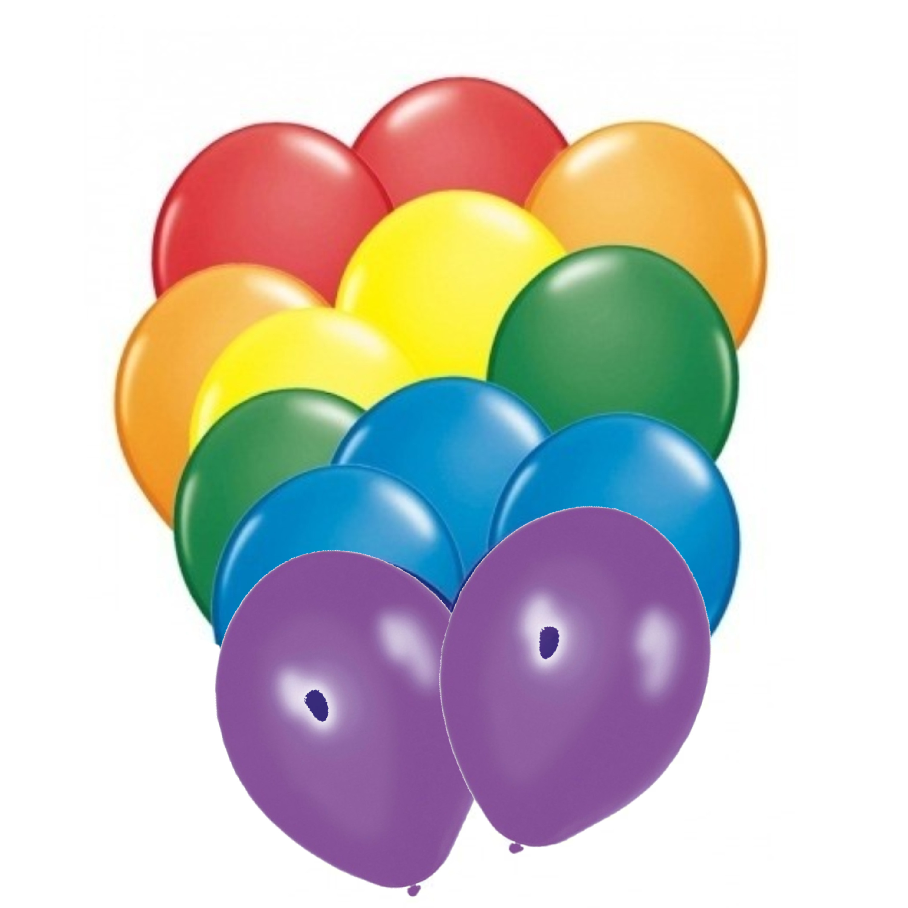 30 stuks regenboog ballonnen -