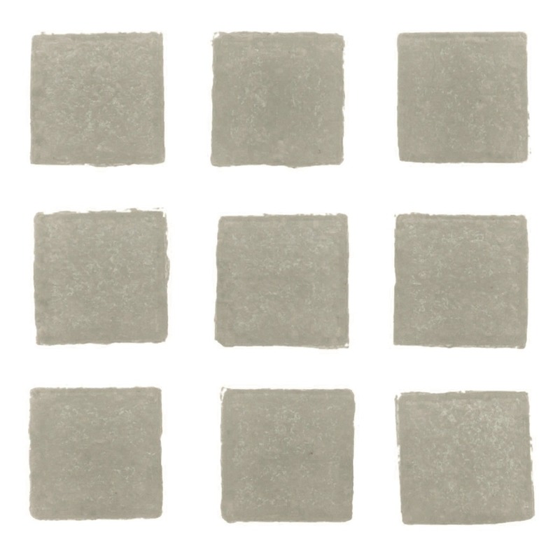 30x stuks vierkante mozaiek steentjes grijs 2 x 2 cm -