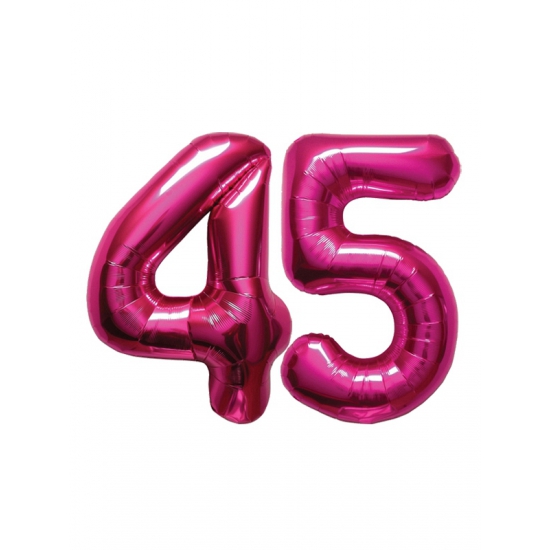 Betere Verjaardag ballonnen 45 jaar roze | Fun en Feest MY-09