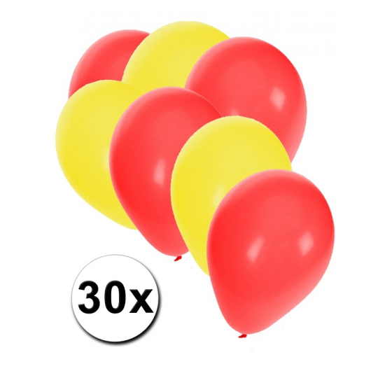45x ballonnen in Chinese kleuren -