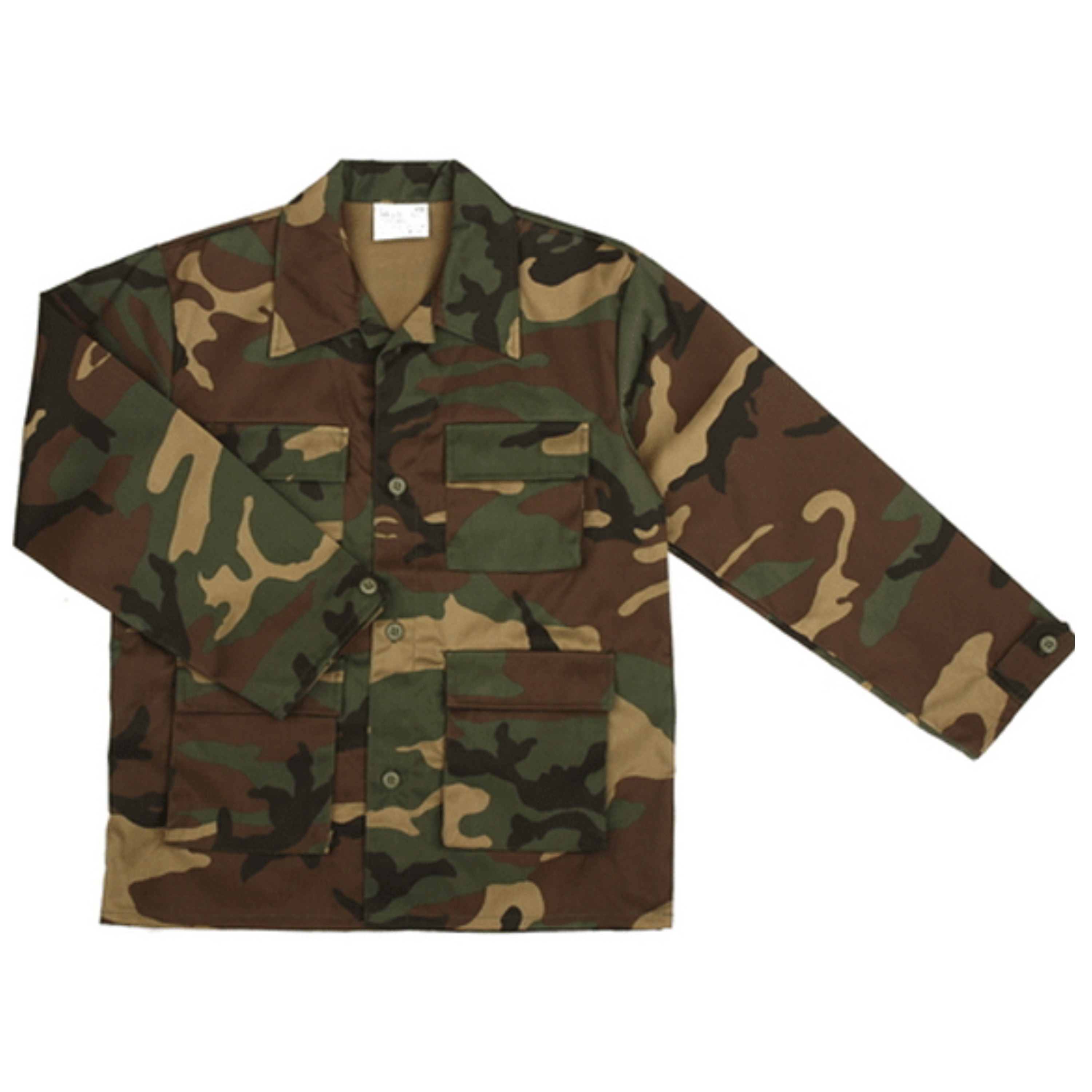 Army jas voor kinderen woodland camouflage XL (152-164) -