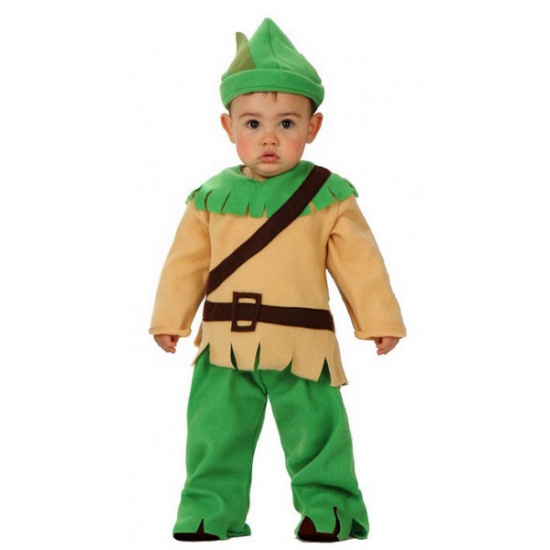 Baby verkleedkleding Robin Hood 6-12 maanden -