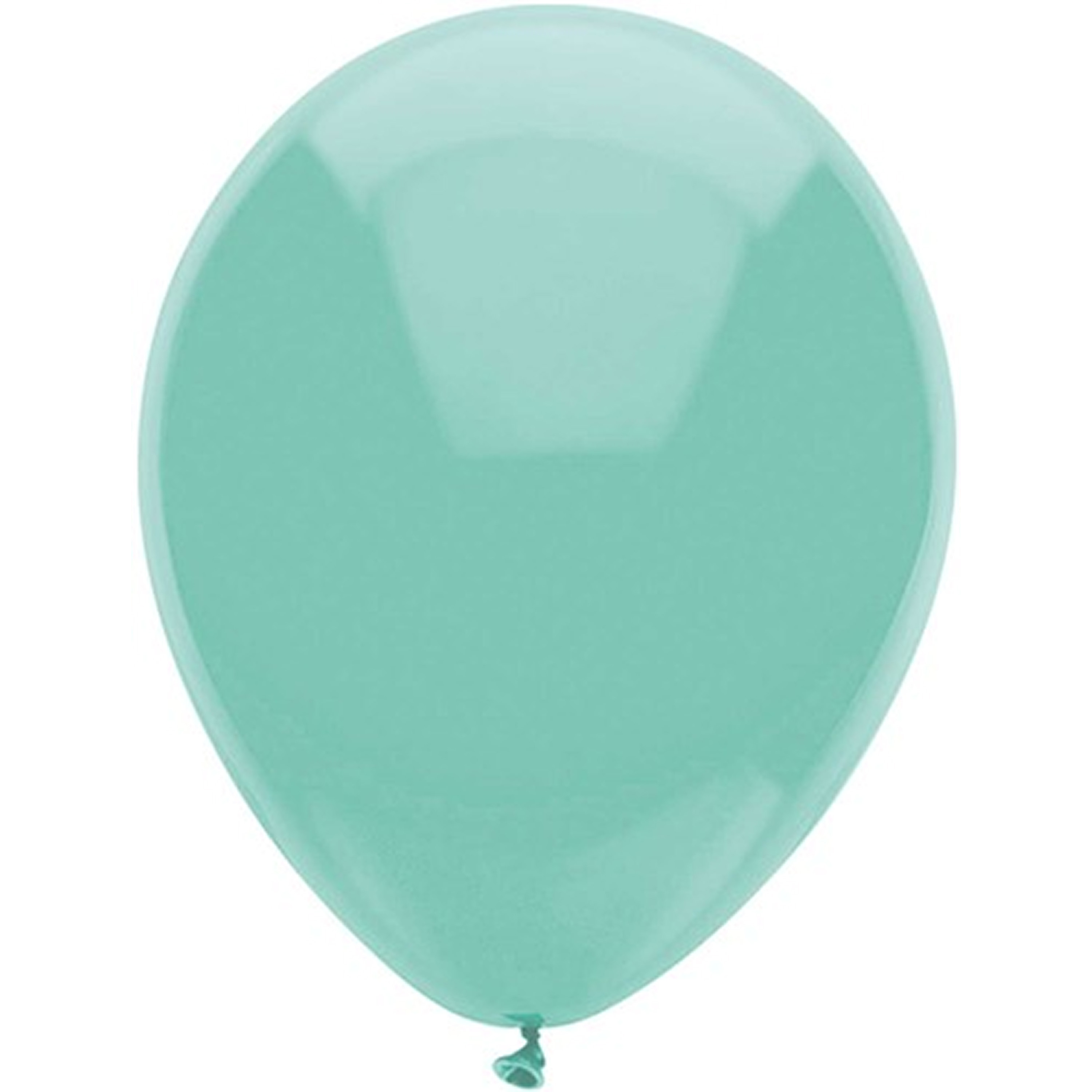 Ballonnen - mintgroen - verjaardag/thema feest - 100x stuks - 29 cm -