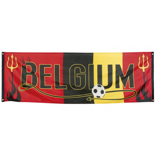 Belgische spandoek 220 x 74 cm -