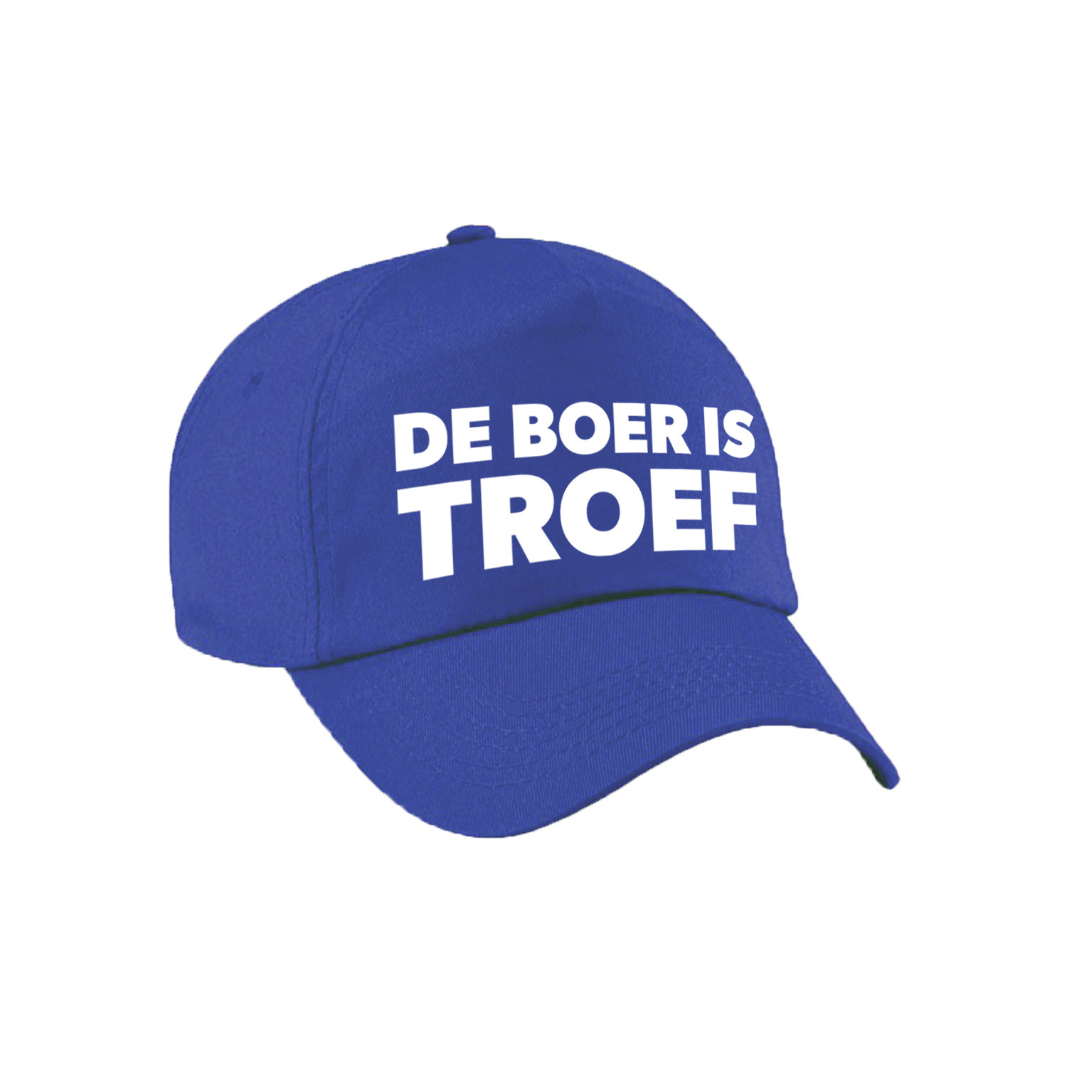Boer is troef Achterhoek pet / cap blauw voor volwassenen -