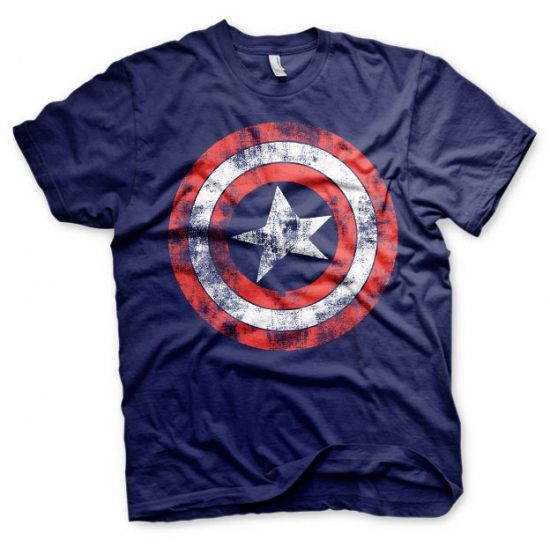 Captain America verkleed t-shirt heren M -