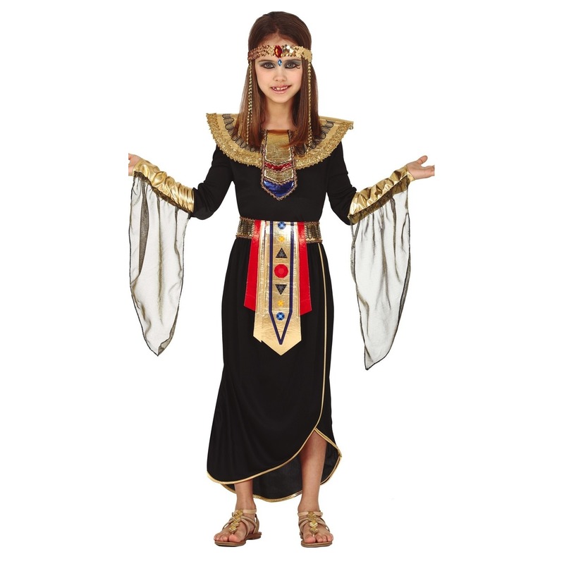 Carnavalskleding Egyptische prinses kostuum voor meisjes 7-9 jaar (122-134) -