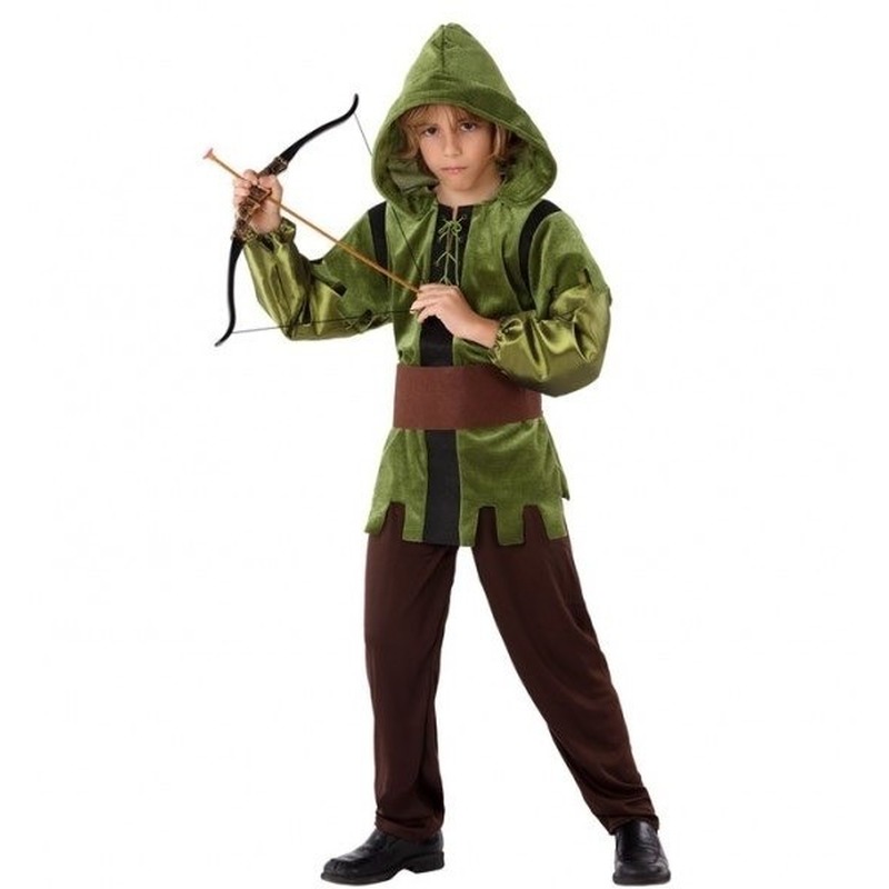 Carnavalskleding Robin Hood kostuum voor kinderen 116 (5-6 jaar) -