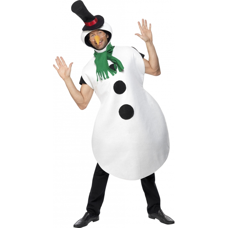 Carnavalspak sneeuwpop