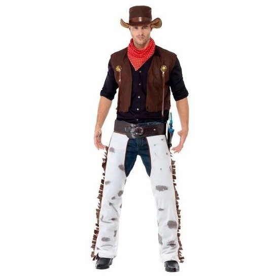 Cowboy verkleedkleding voor heren 52-54 (L) -