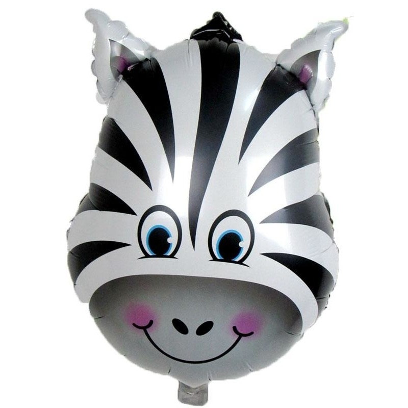 Dierenballon zebra 41 cm
