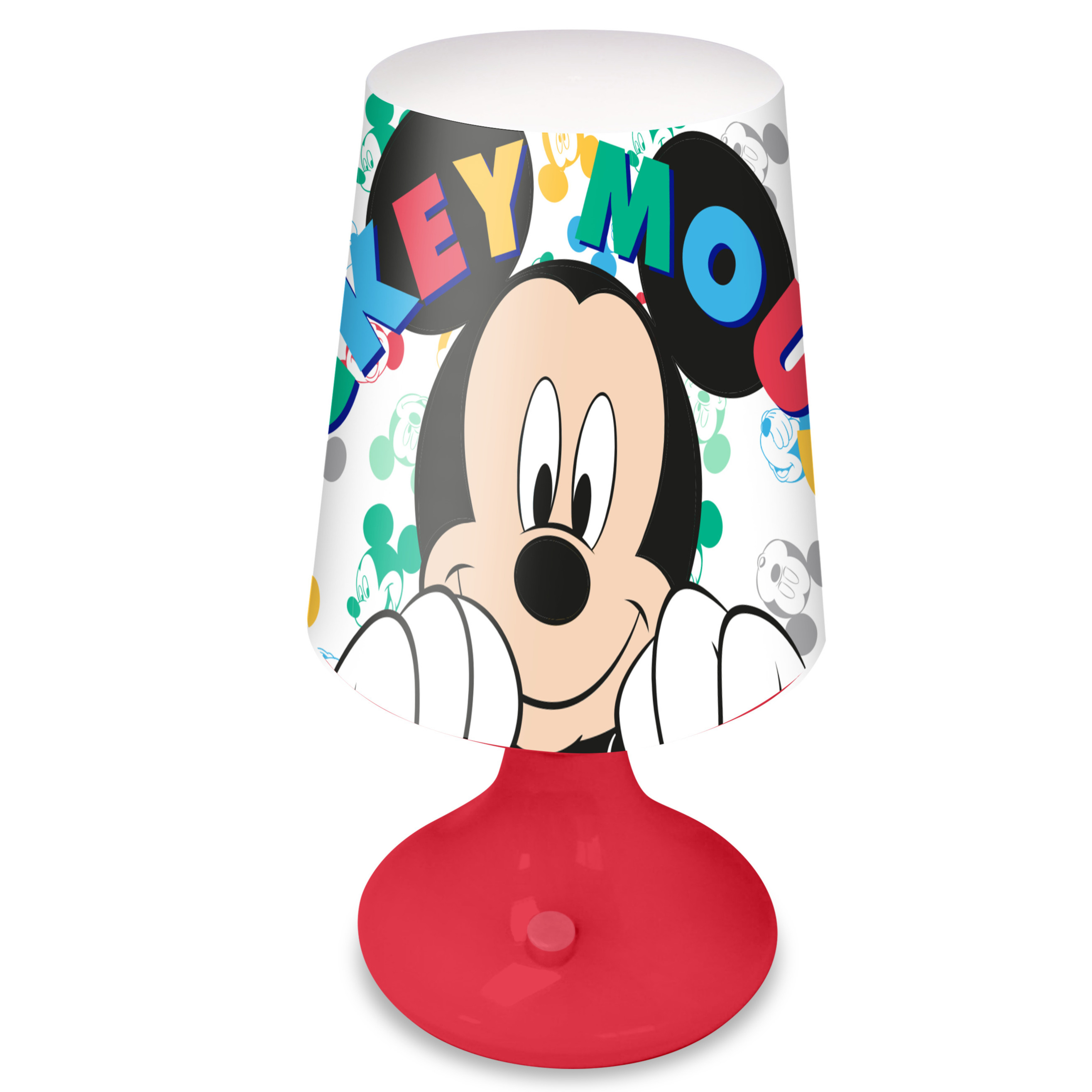Disney Mickey Mouse tafellamp/nachtlamp 18 cm -