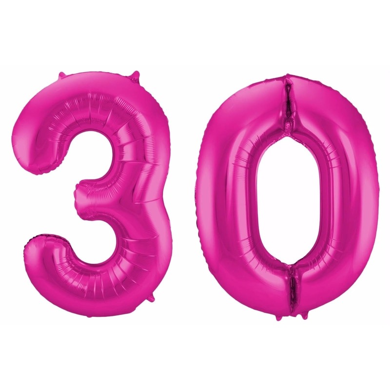 Folie ballon 30 jaar 86 cm -