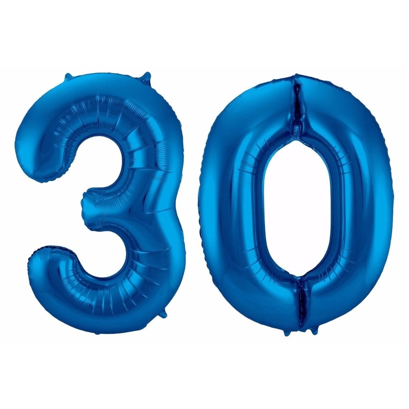 Folie ballon 30 jaar 86 cm -