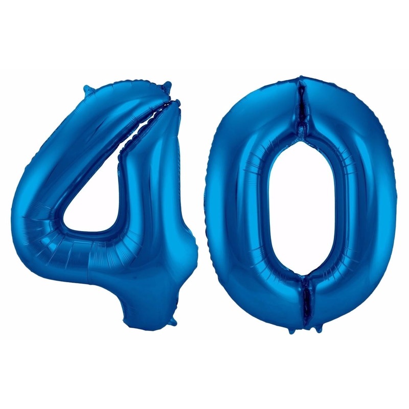 Folie ballon 40 jaar 86 cm -