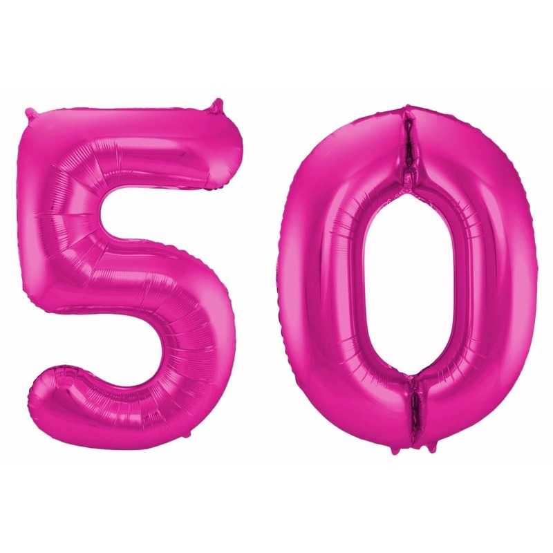 Folie ballon 50 jaar 86 cm -