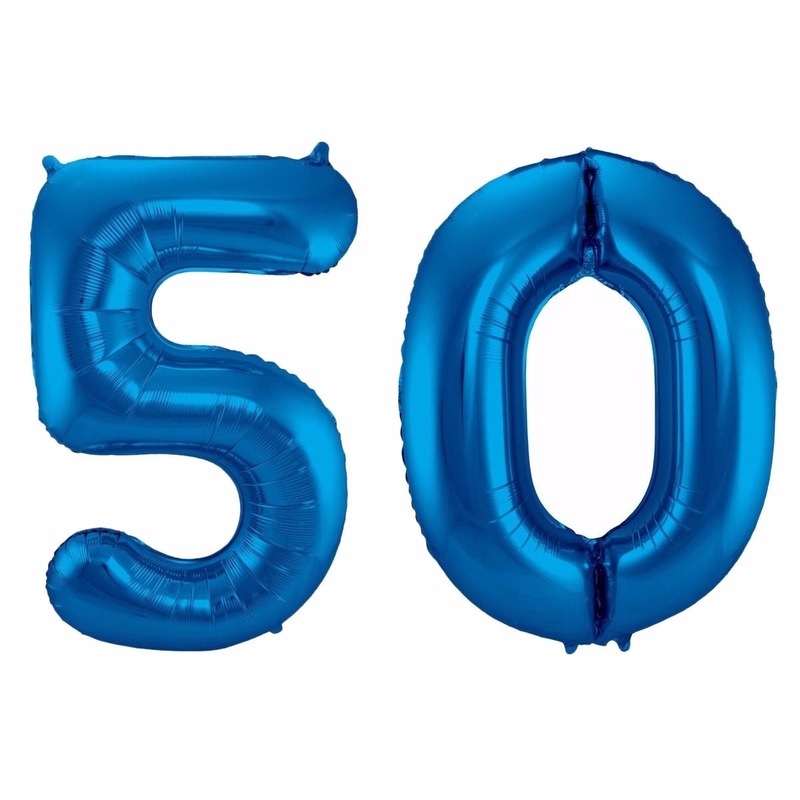 Folie ballon 50 jaar 86 cm -