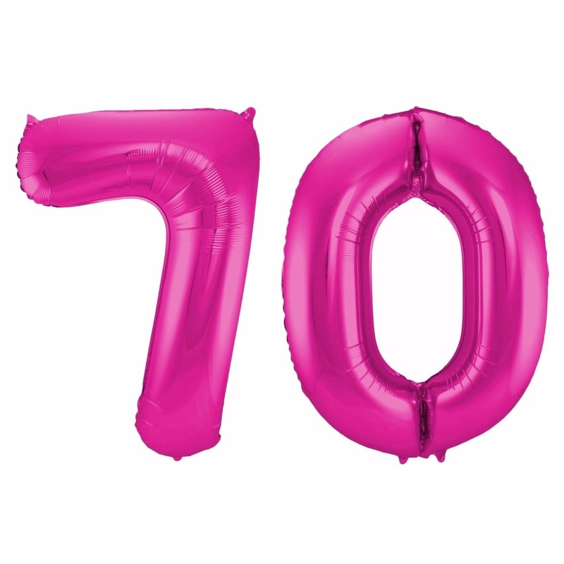 Folie ballon 70 jaar 86 cm -