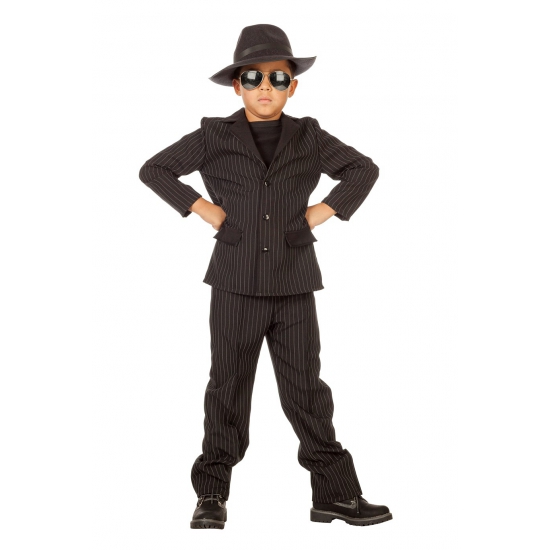 Gangster kostuum voor kids 104 -