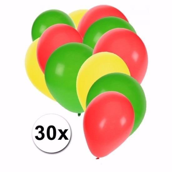 Ghanese ballonnen pakket 30x -