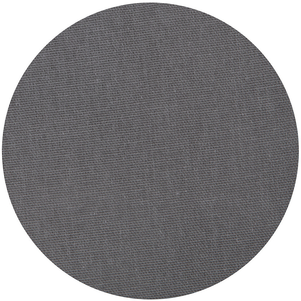 Grijs tafelkleed van polyester/katoen rond 160 cm -