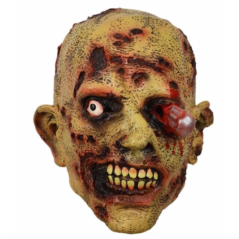 Halloween masker zombie bloedend oog -