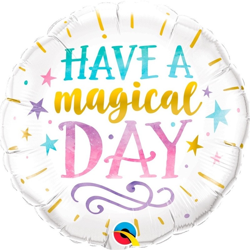 Have A Magical Day folieballon 45 cm met helium