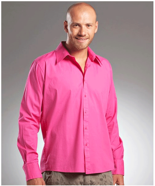 Roze heren overhemd Colors