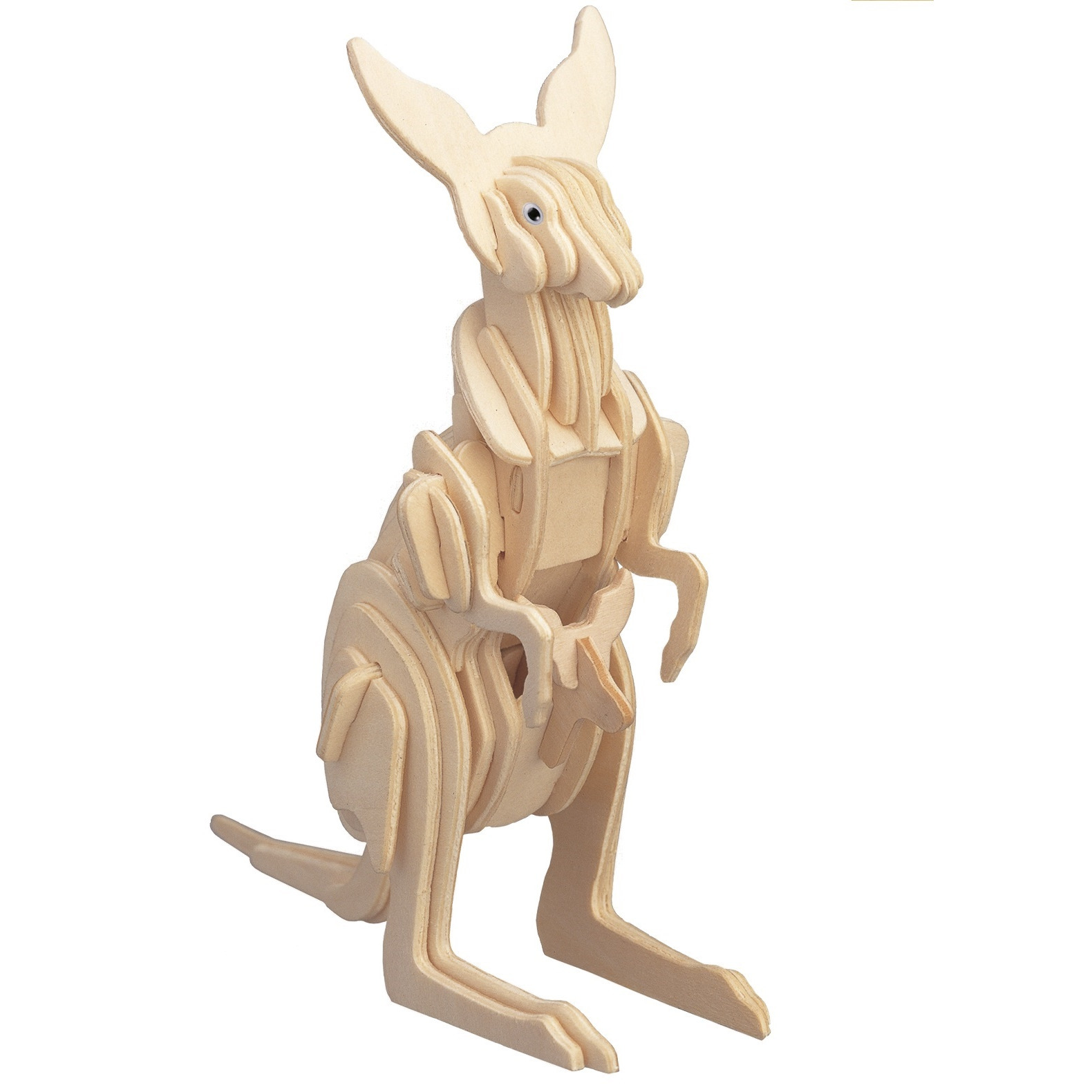 Houten 3D puzzel kangoeroe 23 cm -