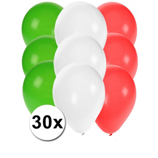 Italiaanse ballonnen pakket 30x -