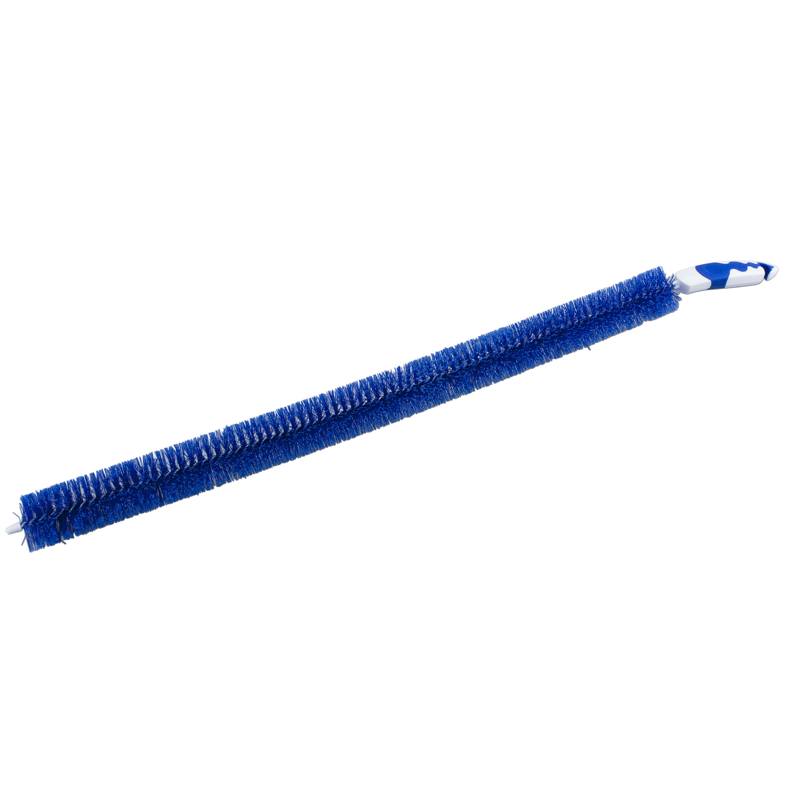 Kunststof radiatorborstel/verwarmingsborstel blauw 60 cm -
