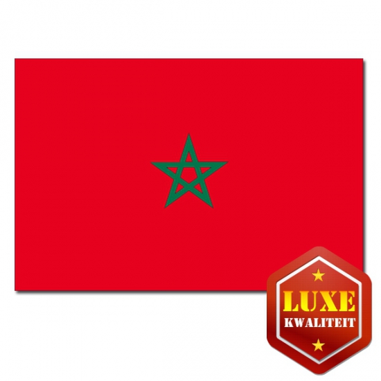 Luxe Marokkaanse vlag 100x150 -
