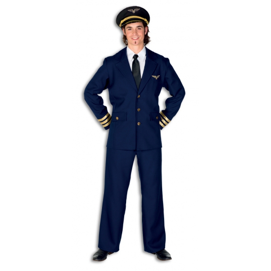 Piloot kostuum heren 54 (XL) -