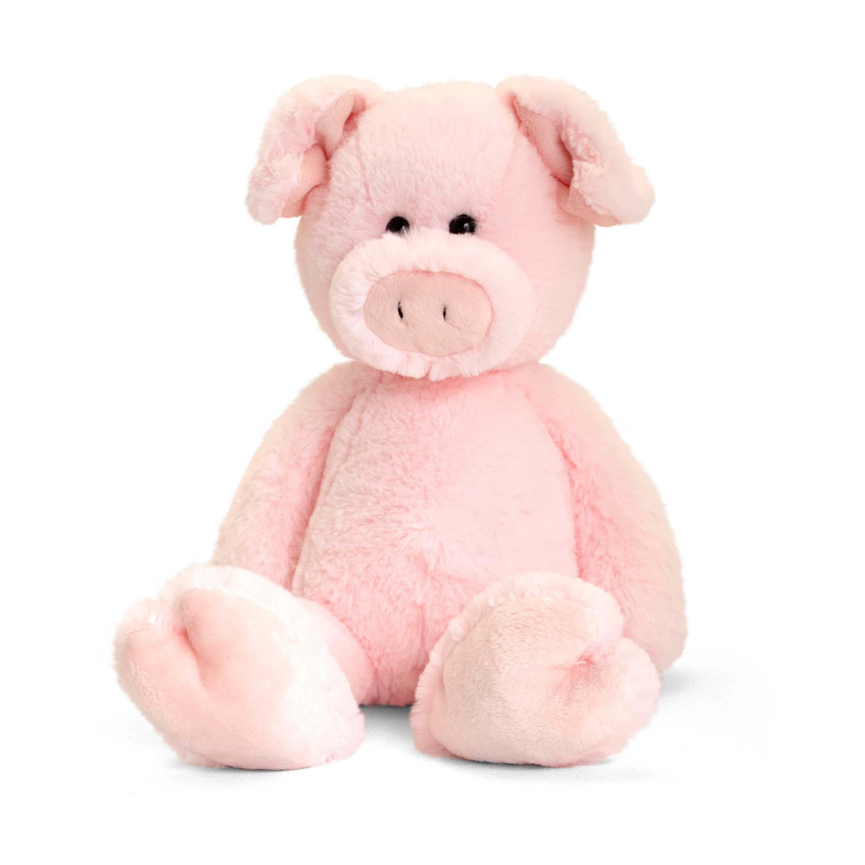 Keel Toys Knuffel Varken - roze - pluche - knuffeldier - 18 cm