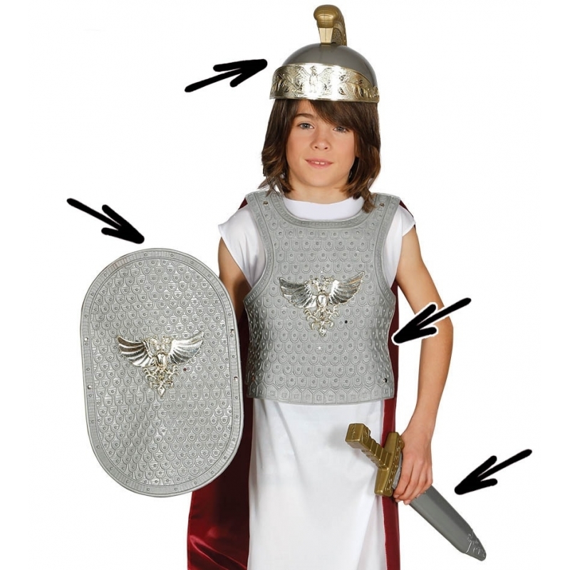 Romeinse krijger pak voor kinderen One size -