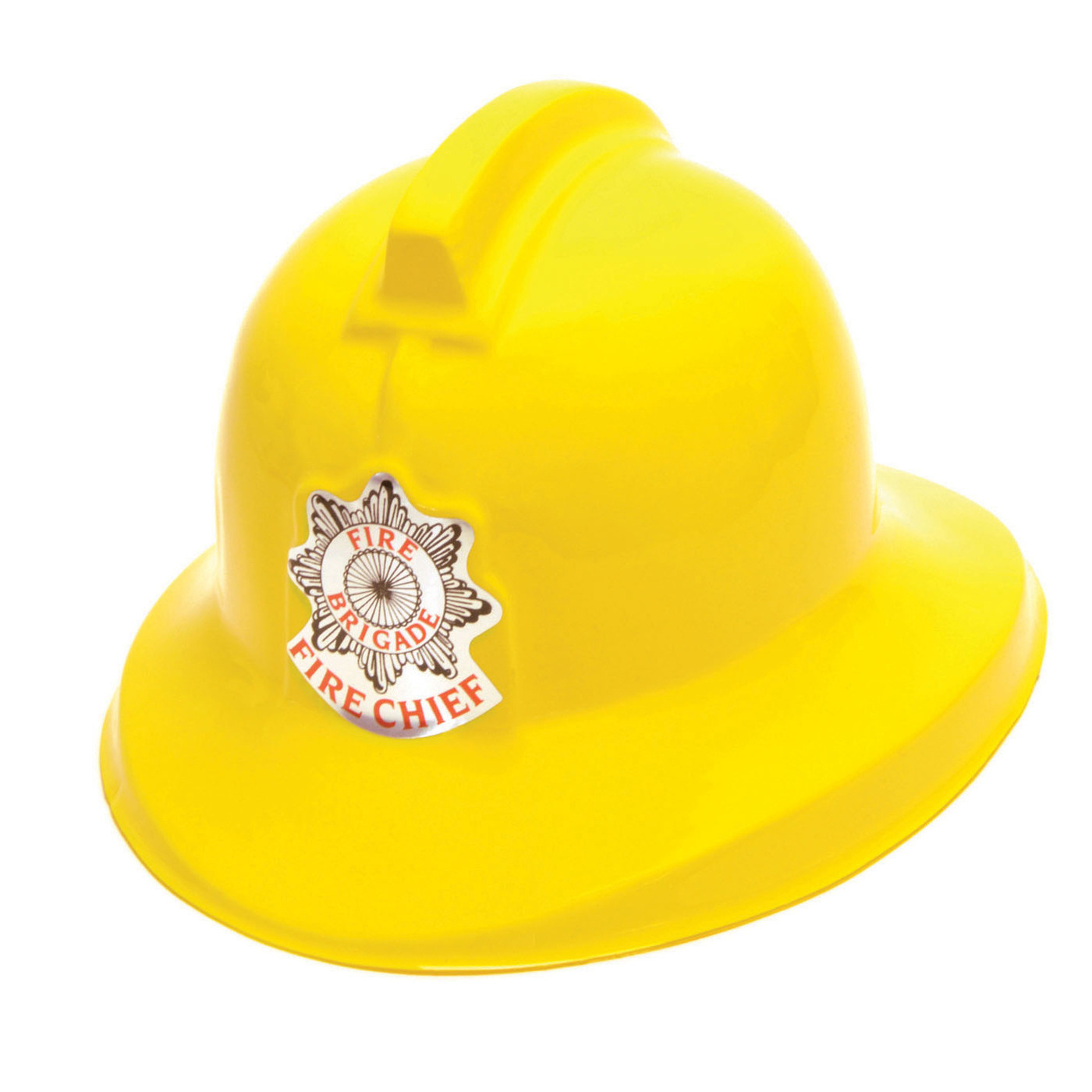 Rubies Brandweer verkleed helm - geel - kunststof - voor kinderen
