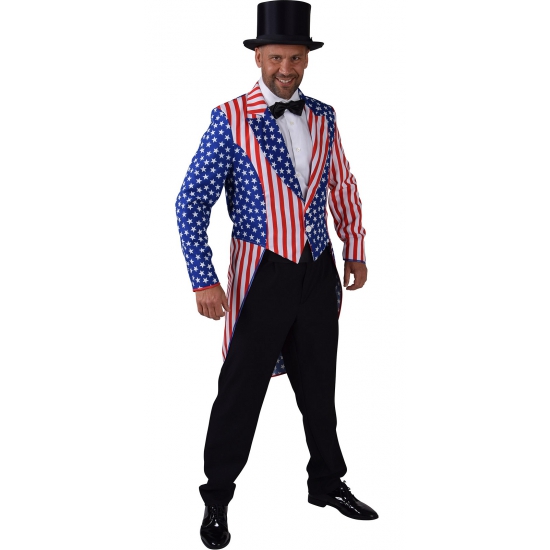 Slipjassen Amerika Stars and Stripes voor heren 60-62 (XL) -