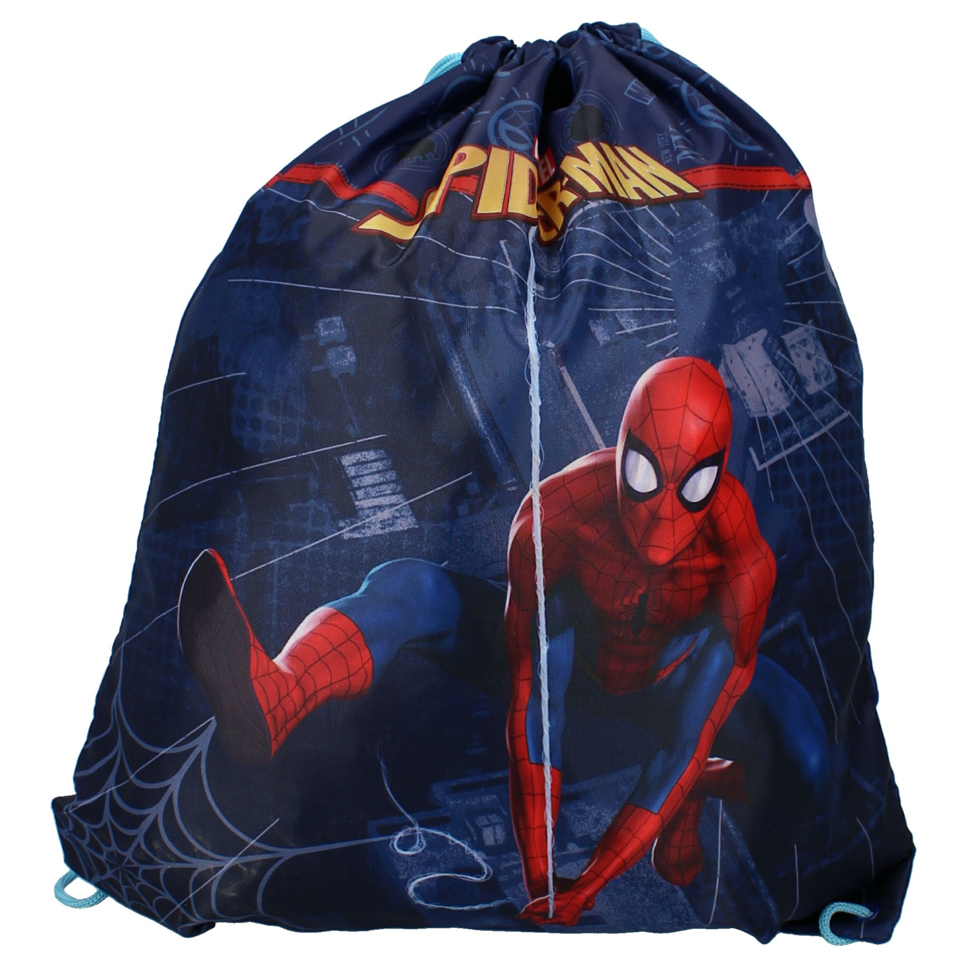 Spiderman sport gymtas / rugzak 44 x 37 cm voor kinderen -