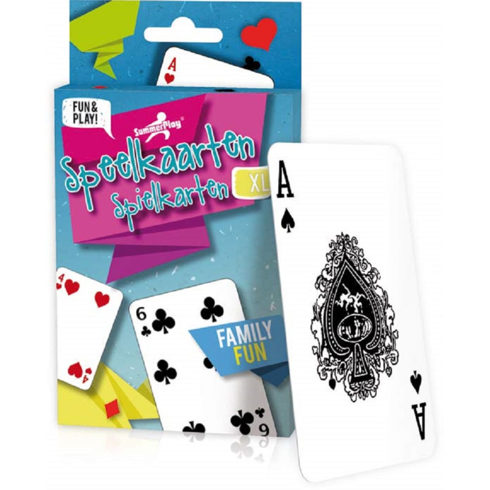 Summerplay Speelkaarten XL - L12,5 x B8,5 cm - speelgoed -