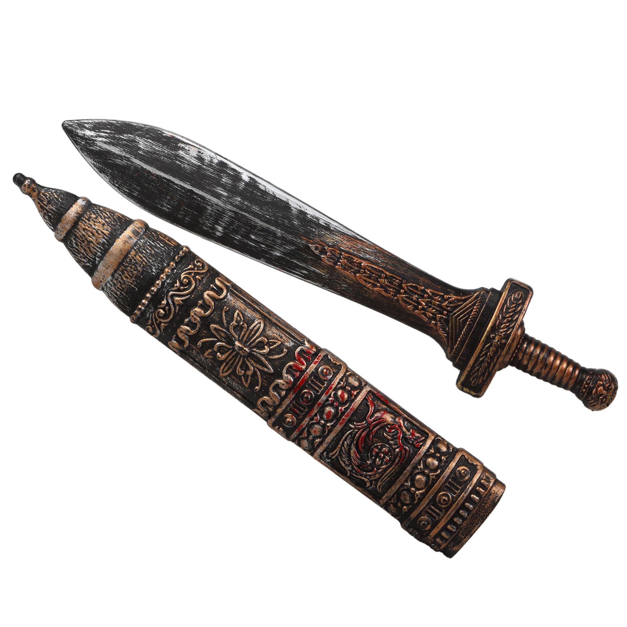 Verkleed speelgoed romeins zwaard van plastic 55 cm -