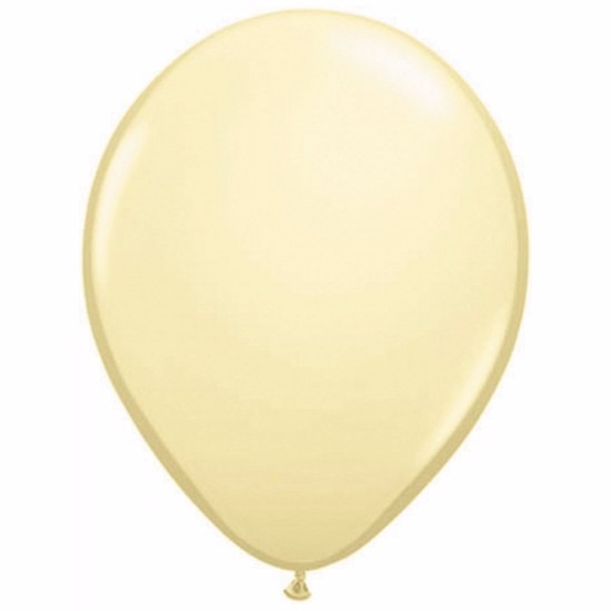 Voordelige ivoren ballonnen 10 stuks -