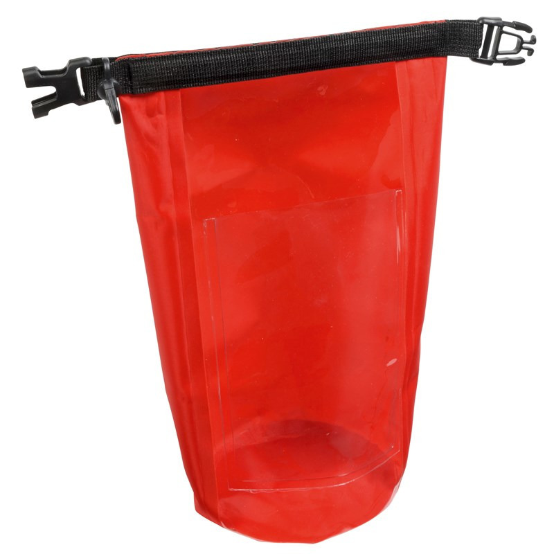 Merkloos Waterdichte tas rood 2 liter -