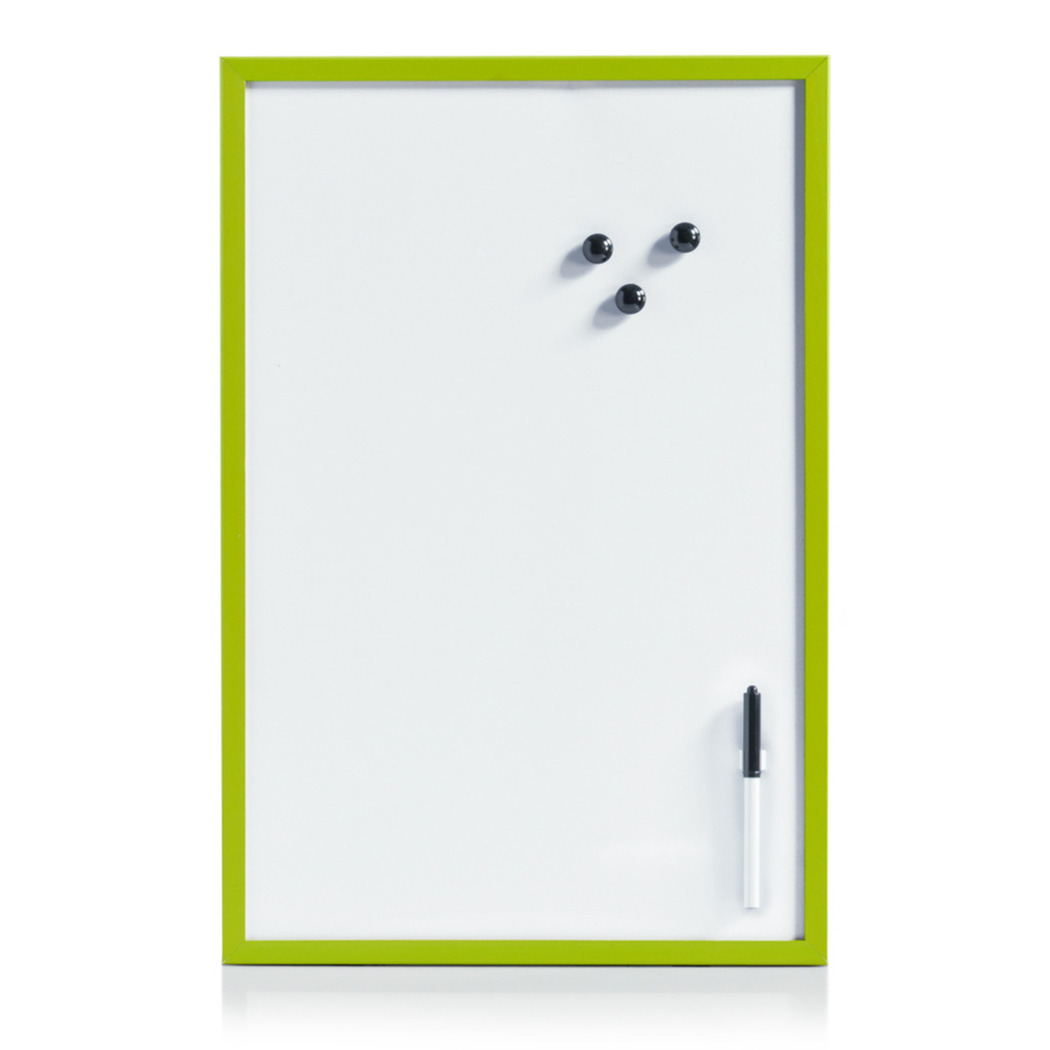 Zeller whiteboard/memobord magnetisch incl. marker/magneten - 40 x 60 cm -
