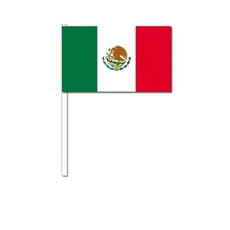 Zwaaivlaggetjes Mexico 10 stuks