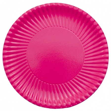 10x Large pink party/birthday plates 29 cm