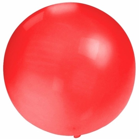 12x Feest mega ballon rood 60 cm