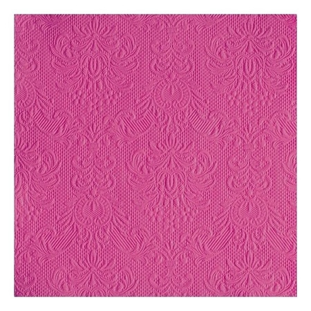 Servetten roze barok thema 3-laags 15 stuks